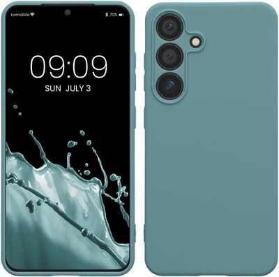 kwmobile telefoonhoesje geschikt voor Samsung Galaxy S25 - Hoesje voor smartphone - Precisie camera uitsnede - In Arctische nacht
