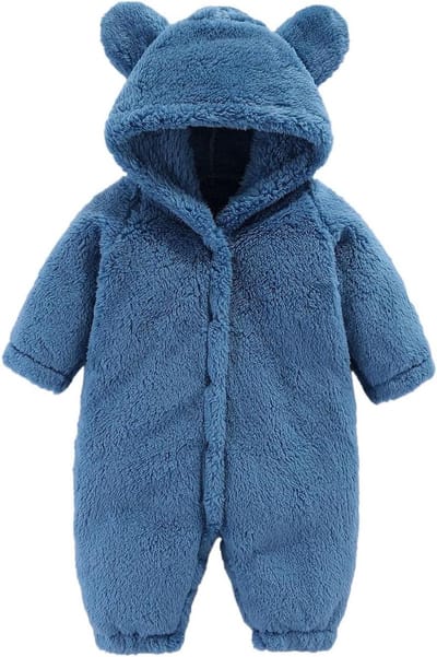 Baby Sneeuwpak - Winterpak romper - Warmte buiten - Zachte fleece voering - Pasgeborenen - Effelijk
