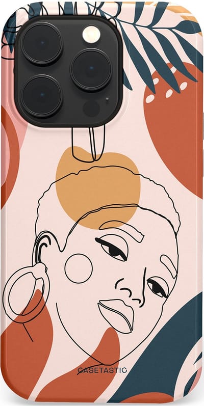 Casetastic Hoesje Geschikt voor Apple iPhone 14 Pro Magsafe - Stijlvolle Beschermende Duo-layer Case - Ochtend blush