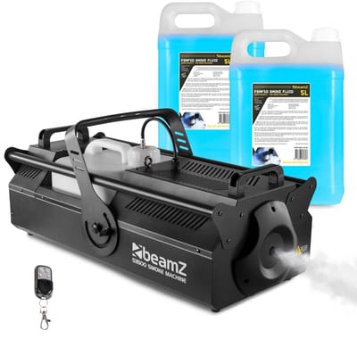 BeamZ S3500 Rookmachine met 10 liter vloeistof - Krachtige rookmachine met afstandsbediening - 3500W