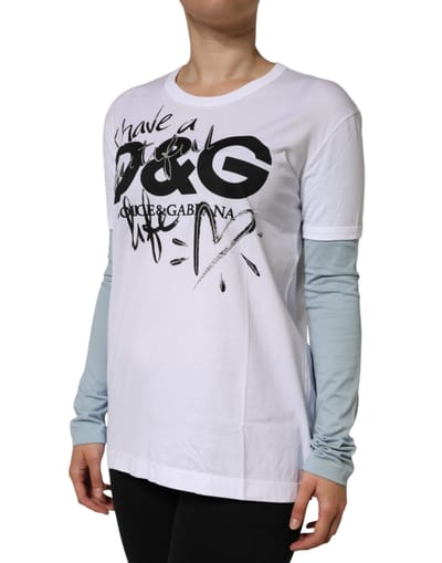 Langsleeve Grafische T-shirt Model Tsh84003