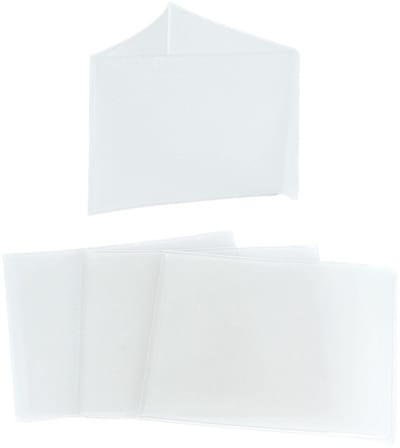 Dailygoods- Mahjongkaarthouder 2 Stuks - Kunststof - Krasbestendig - Transparant - Beschermhoes - 15,5x12,6cm - Kaarthouder