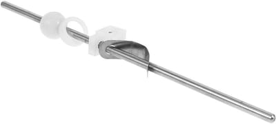 Afvoerbediening Vervanging - Trekstang Badkamer - Wastafel Onderhoud - Universele Pasvorm - 28 cm Lengte - Zilver