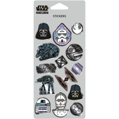Disney 100 black collection star wars - stickers pop up