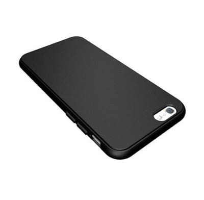 MYWAY, Hoesje geschikt voor iPhone 6 / 6S - TPU POLYGAB, Zwart