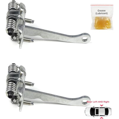 EDP819-1 2 Stuks Achter Links EN Rechts Deurklink Scharnier Remstop Controleband Begrenzer voor Peugeot 306 1993-2002 9181.72