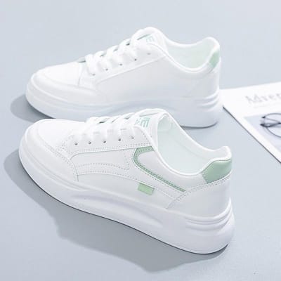 Mode Dames Schoenen Zomer Ademend Witte Sneaker Dikke Zool Platform Tennis Dames Hardloopschoenen Vrouwelijke Casual Sneaker 41 white