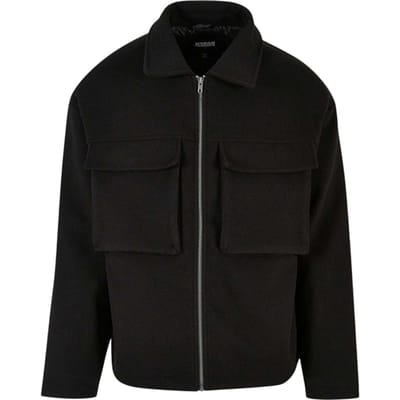 Urban Classics - Big Pocket Blouson Jacket - S - Zwart