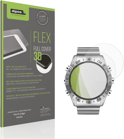 dipos FLEX – 2x Matte Screenprotector geschikt voor North Edge GAVIA | Volledige Schermbescherming | Case-Friendly