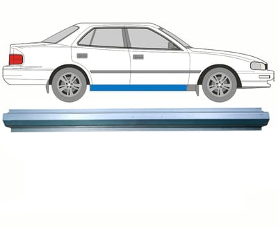 Reparatie dorpel voor Toyota Camry 1991-1996 / Links = Rechts (symmetrisch)