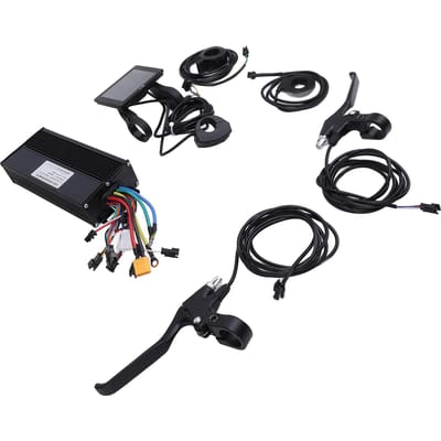 Kit Contrôleur de Cyclisme Électrique 40A 36V 48V 52V H 100 Écran 3 Modes Kit Contrôleur de Vitesse pour Moteur Brushless black