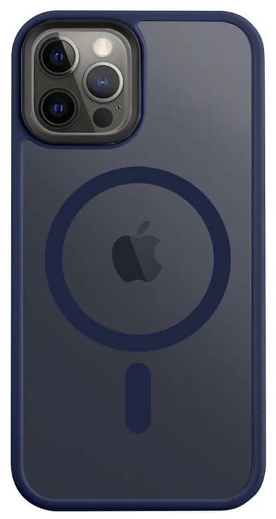 Tactical iPhone 12/12 Pro MagForce Hyperstealth Cover – Hoesje met Losse Klikbare Knoppen – Deep Blue
