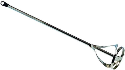 Verf Mixer - Boormixer Roerder - Materialen Mengen - Vernikkelde Stalen Constructie - 620 mm - Meerkleurig