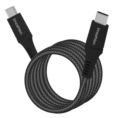 imoshion Kabel - Magnetische USB C naar USB C Oplaadkabel - 1 meter - Snellader 60W - USB C Oplader Kabel - Zwart