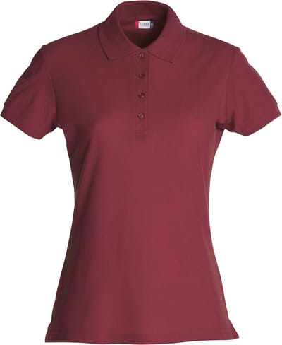 Clique Basic Polo Women 028231 - Bordeaux - S