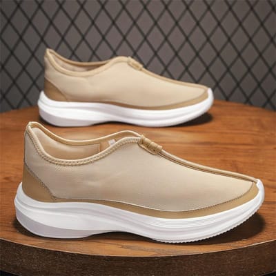 Herenschoenen Casual Schoenen Nieuwe Mode Trendy Stoffen Schoenen Antislip Slijtvast Casual Luie Mensen Instappers Canvas Trendy Schoenen 44
