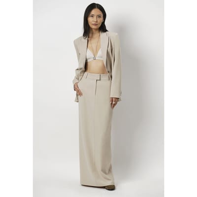 Dante6 Maya Maxi Skirt Vanilla Chai Maat: 34 | Maxi Rokken Outlet | Dames | Beige
