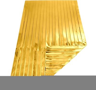 Thermale Deken - Nooddeken Outdoor - Kamperen en Wandelen - Warmtebehoud Technologie - 220x140cm - Zilver