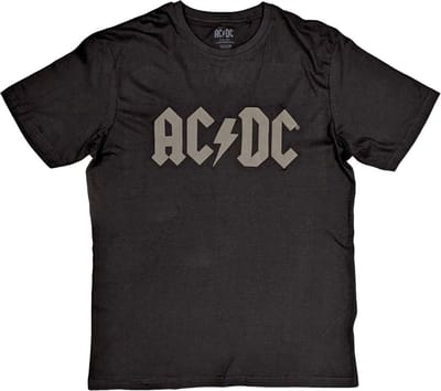 AC/DC - Logo Heren T-shirt - S - Zwart