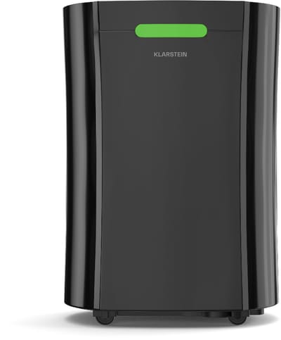 Klarstein AeroDry 10l Luchtontvochtiger - 165W, 10L/dag, 2,5L tank, 37dB stil, Actief koolfilter, DrySelect, voor thuis, slaapkamer, badkamer, Elektrische ruimteontvochtiger, Zwart