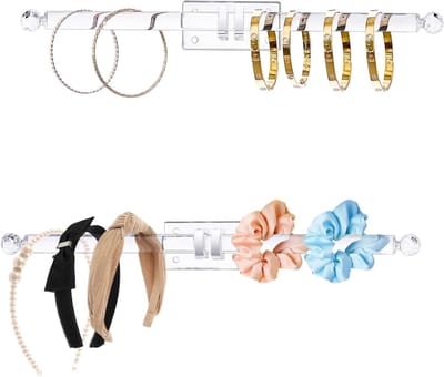 Hoofdband Houder - Armband Organizer - Sieraden Opbergen - Transparant Acryl - 35 cm - Helder