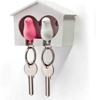 Qualy Sparrow Duo Sleutelhanger - Roze