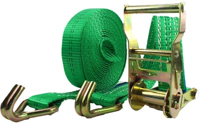 Professionele ratelspanband Spanband 2-delig 6m 2t 2to 2000kg TÜV / GS GREEN