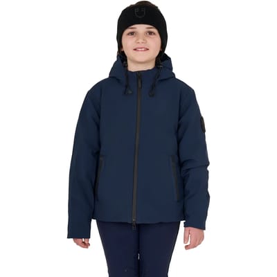 Kinderen waterdichte rijjas met capuchon Equestro Basic