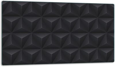 TMK ArtDeko - Snijplank Glas - 52x30 cm - Zwart - Inductiegeschikt