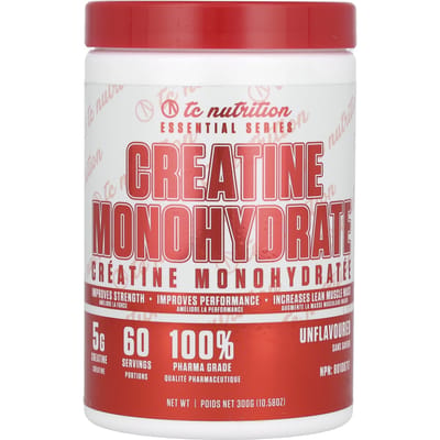 TC Nutrition, Essential Series, Creatine Monohydraat, Zonder smaak, 290 gram (300 g)