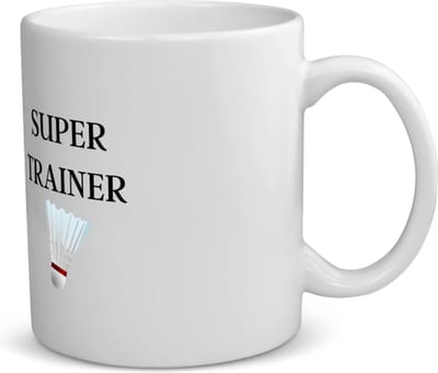 Akyol - super trainer koffiemok - theemok - Sport - coach - badminton - trainer - geschenk - verjaardag - love gift - 350 ML inhoud