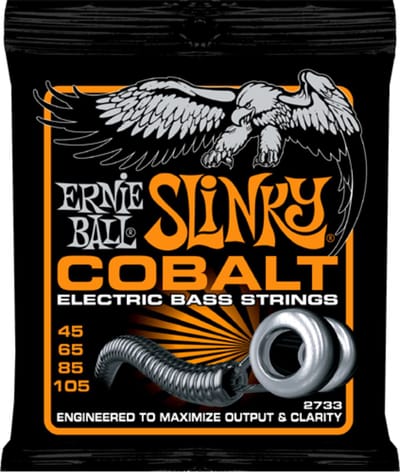 Ernie Ball Slinky Cobalt Bass - Basgitaarsnaren - Hybrid Slinky - 45-105 - Basgitaar