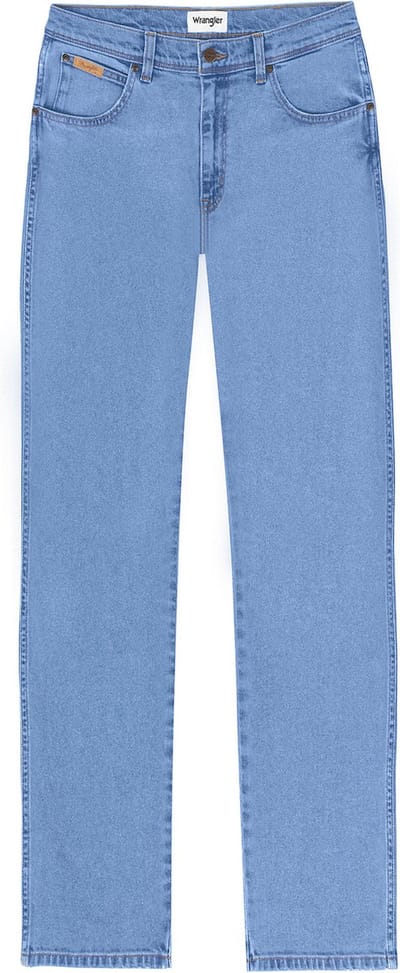 Wrangler Texas Good Shot Denim Blue Size: W31L30 | Straight Outlet | Heren | Blauw