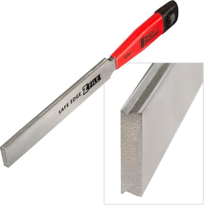 Gitaar Vijl - Fret Vijl - Gitaar Onderhoud - Zijde Slijpend Ontwerp - 300mm - Rood