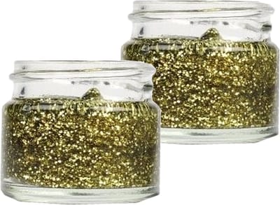 Superstar Glittergel voor lichaam/haar en gezicht - 2x - goud - 15 ml - Glitter schmink
