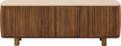 Goossens Tv Meubel Nova, 3 Deuren - Mortex Beige