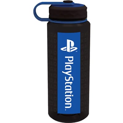 Play Sation Waterfles - Drinklfes met Victory Logo - Zwart - 1 Liter (1000 ml.)