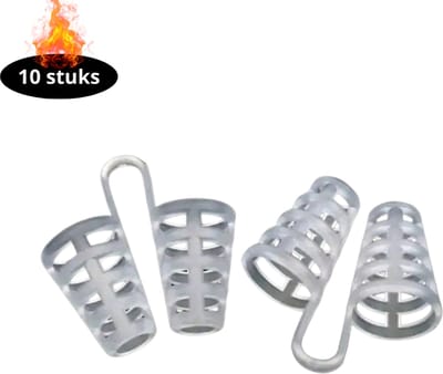 Nivard Anti Snurk - Snore Stopper - Band - Kindband Beugel - Clip - Apparaat - Snurken - 10 st