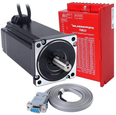 Gesloten Lus Stappenmotor Kit - CNC Motor Driver - Precisie Bewegingscontrole - Hoge Houdkoppel 12Nm - Nema 34 - null
