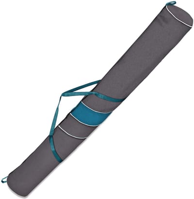FEROCITY - Skitas voor één paar ski's 170cm - Bescherming voor winteruitrusting - Len Turquoise