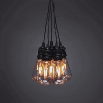 Thuys – Tuinverlichting String Lights 9.15m Onbreekbaar – Met 10 Vervangbare LED – Lampen En Dimmer