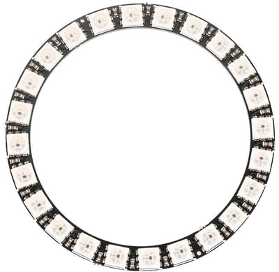 RGB Neopixel LED Ring Lamp met 24-Bit Kleurweergave, Geïntegreerde Stuurprogramma's en 5050 Chips