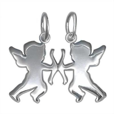 Tresor Zilveren Hanger Engeltjes