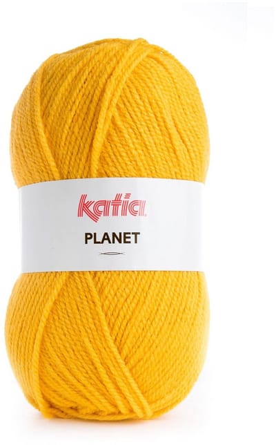 Katia Planet - 4001 okergeel - Acryl Garen