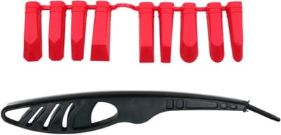 Kit Verwijderaar - Voegenspatel Set - Kit Werk - 9 Delig - 22.3cm - Grijs