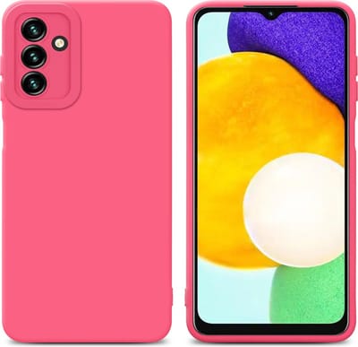 Cadorabo Hoesje geschikt voor Samsung Galaxy A13 5G in FLUID ROOD - Beschermhoes gemaakt van flexibel TPU silicone Cover Fluid Case