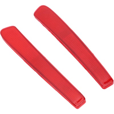 1 Paire Réflecteur Pare-chocs Arrière 8192002140 Gauche Droit Réflecteur Pare-chocs Arrière Lentille Rouge Réfléchissante Garniture de Remplacement pour L LE SE XLE XSE red