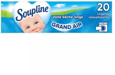 Soupline Droogtrommeldoekjes Hemels Fris 20St Wasmiddelen & Wasverzachters