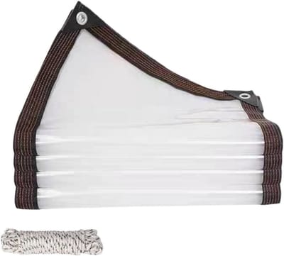 Waterdicht Zeil - Transparant Zeildoek - Bescherming Buiten - Scheurvast UV-Bestendig - 200 x 235 cm - Transparant