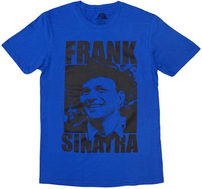 Frank Sinatra - Montage Photos Heren T-shirt - S - Blauw